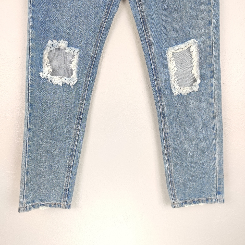 Revolve Superdown Distressed Busted Knee Jeans 25 - image 4